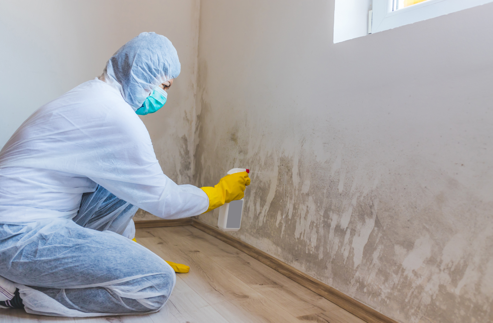 Mold growth inside a home
